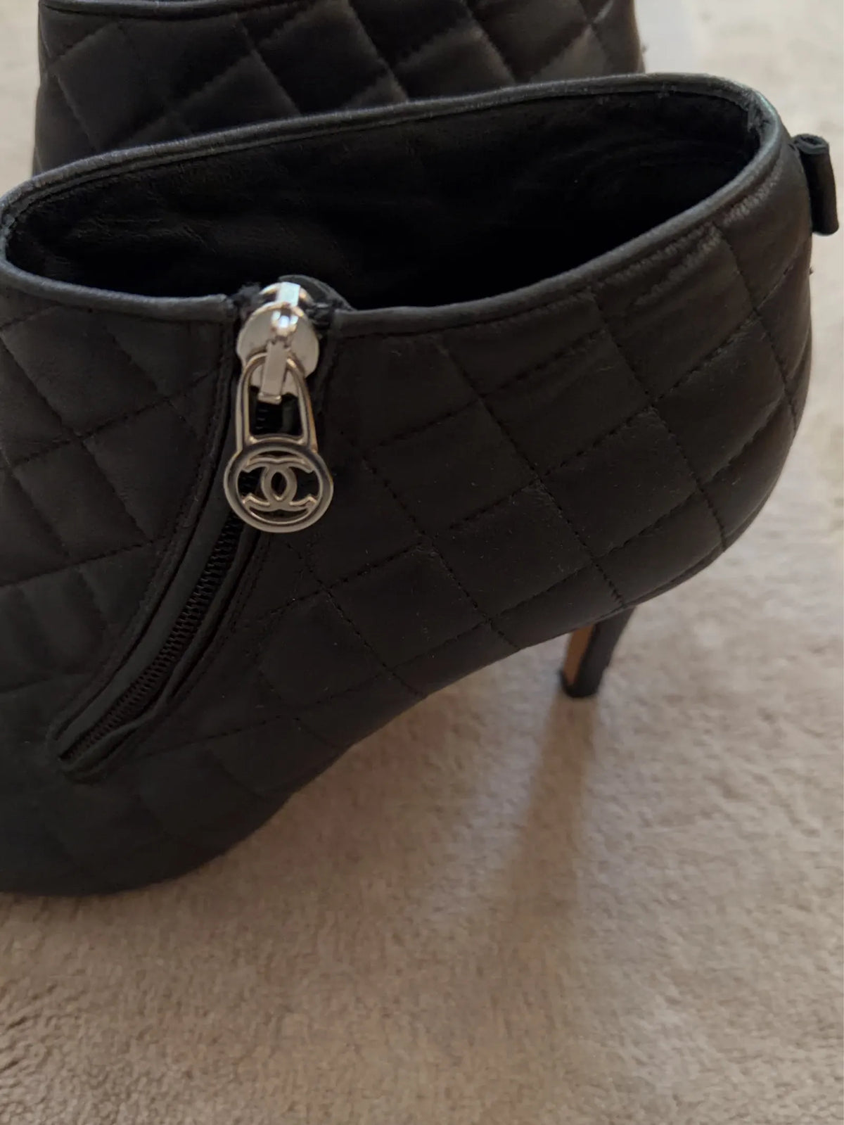 Chanel Quilted Ankle-boots