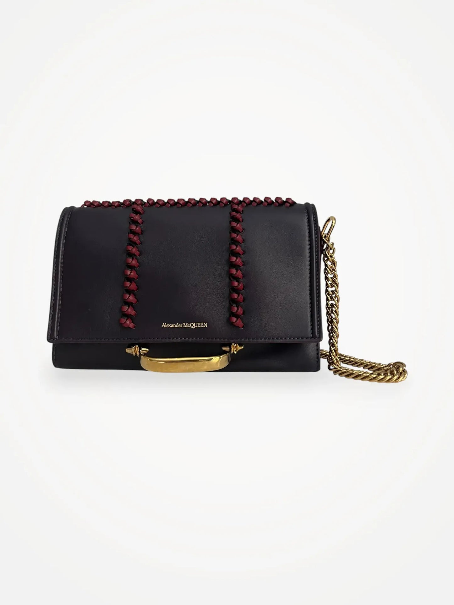 Alexander Mcqueen Shoulder-skinnaxelremsväska