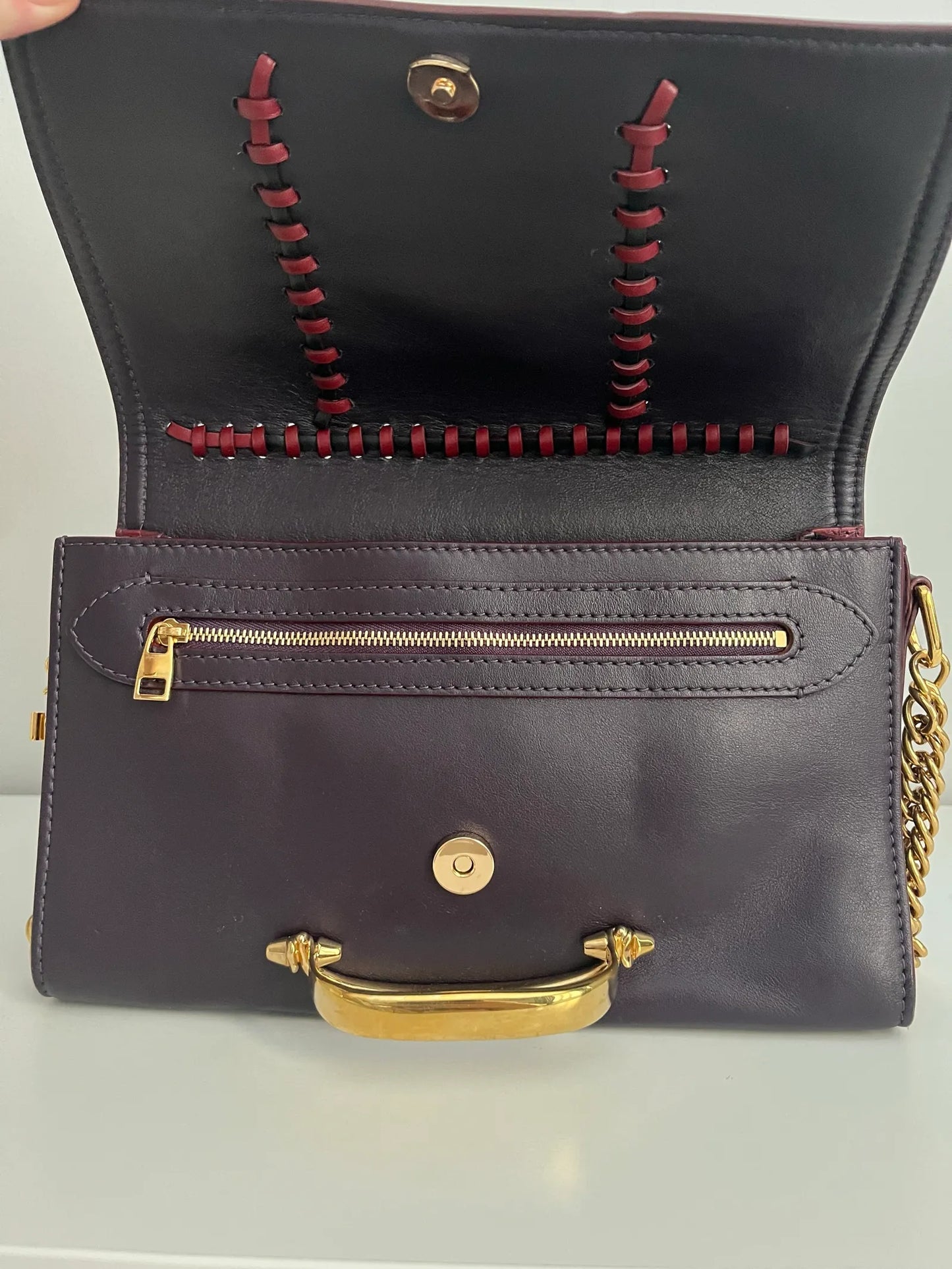 Alexander Mcqueen Shoulder-skinnaxelremsväska