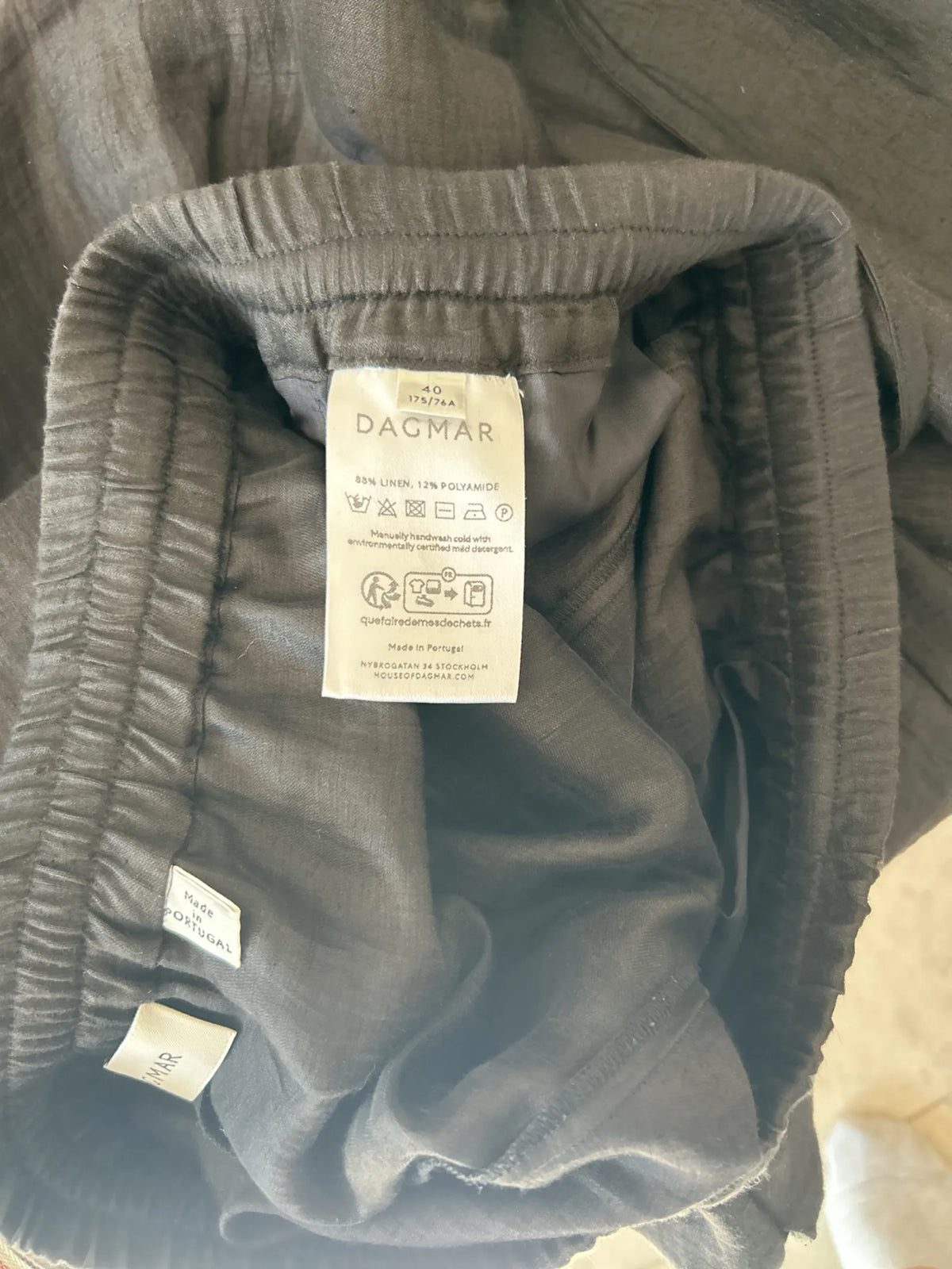 Dagmar Drawstring-linnebyxor