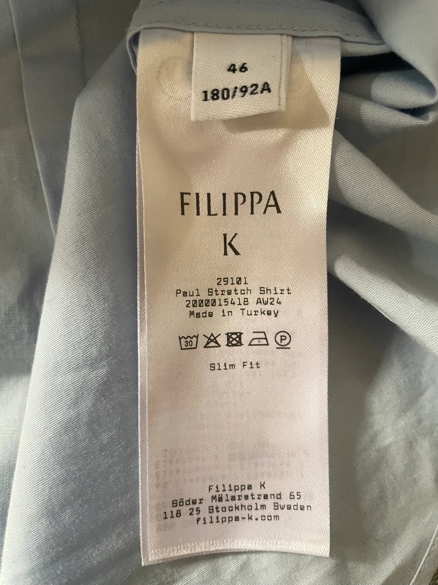Filippa K Paul Stretch-skjorta NWOT