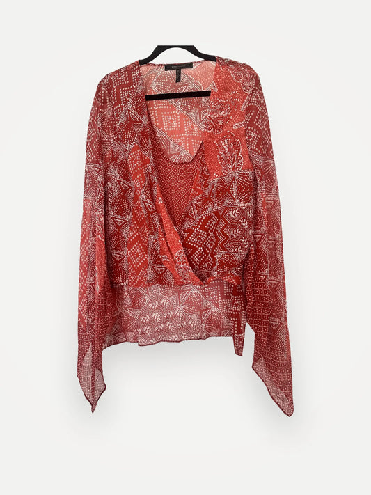 BCBG Max Azria-sidenblus