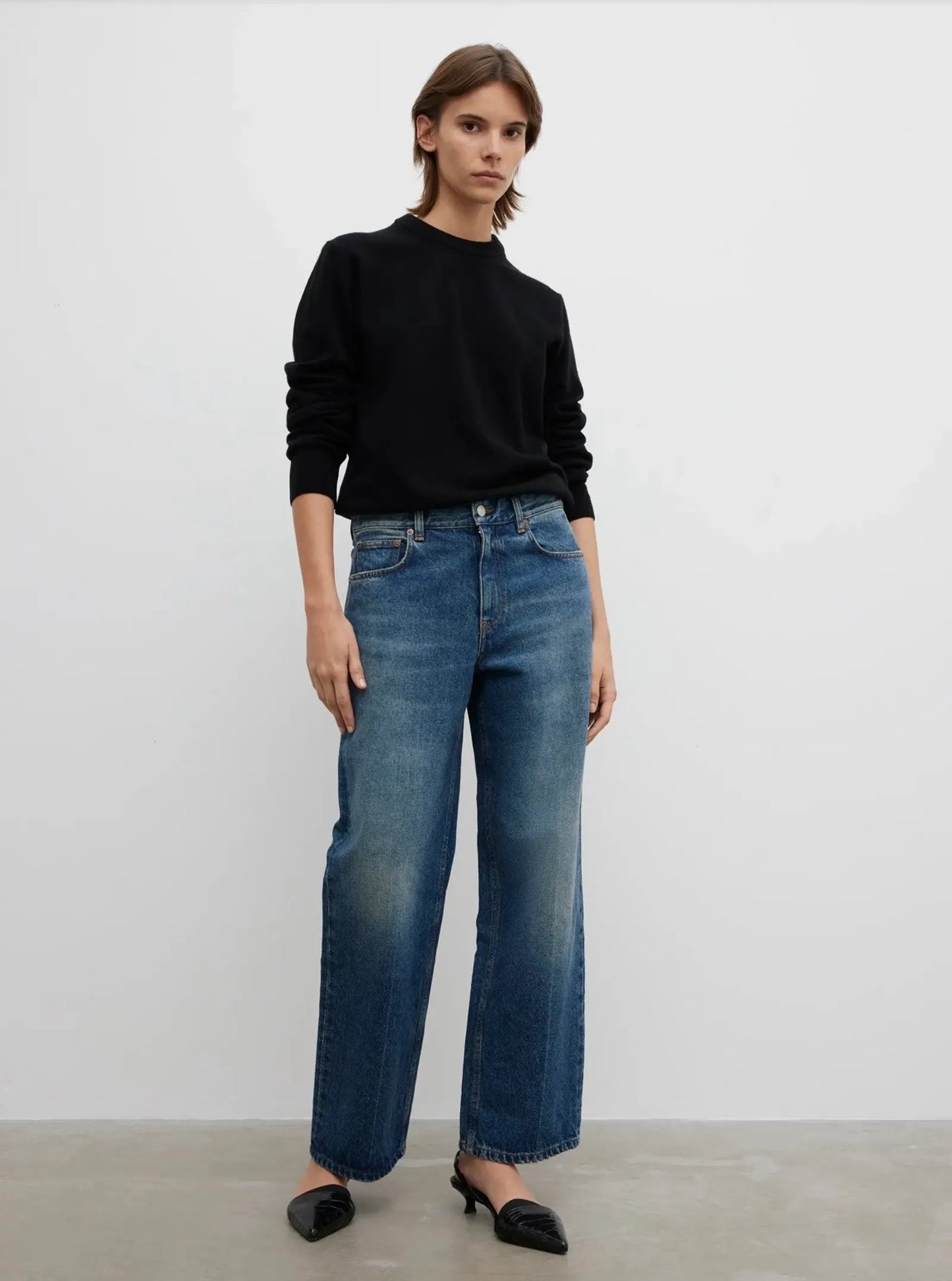 Dagmar Cropped Denim-jeans NWT