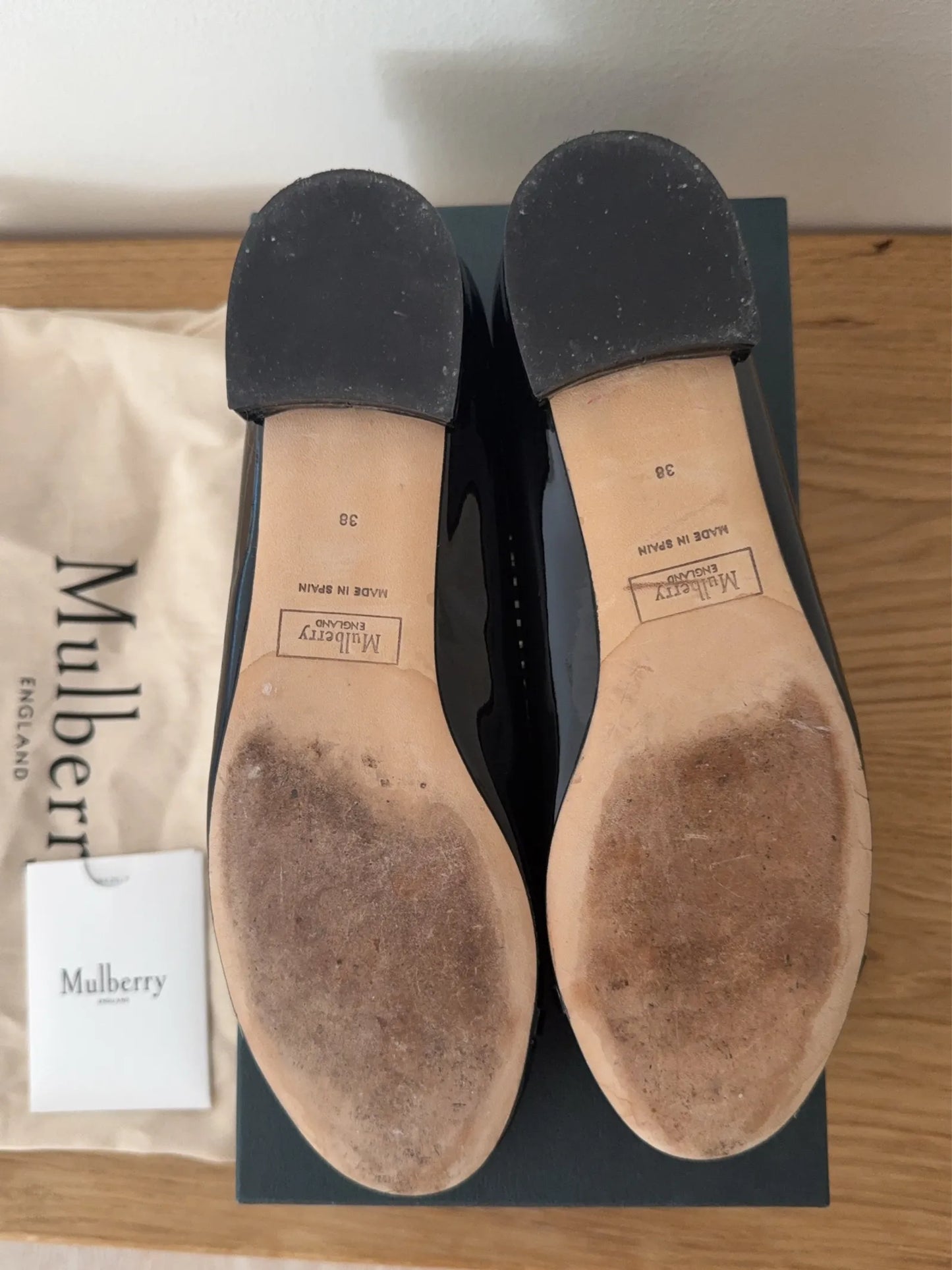 Mulberry Pimlico Heeled Ballerina-skinnklackar