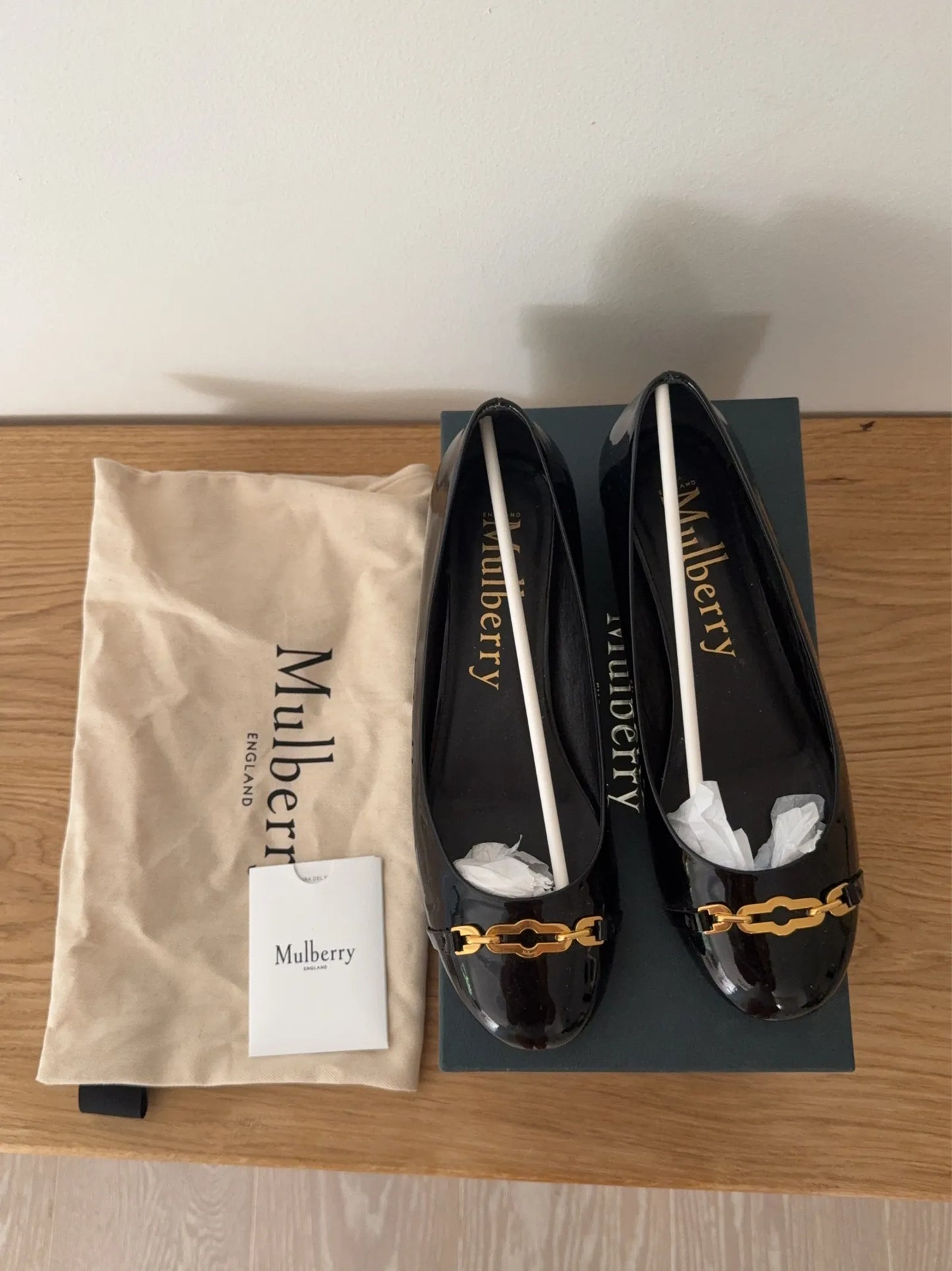 Mulberry Pimlico Heeled Ballerina-skinnklackar