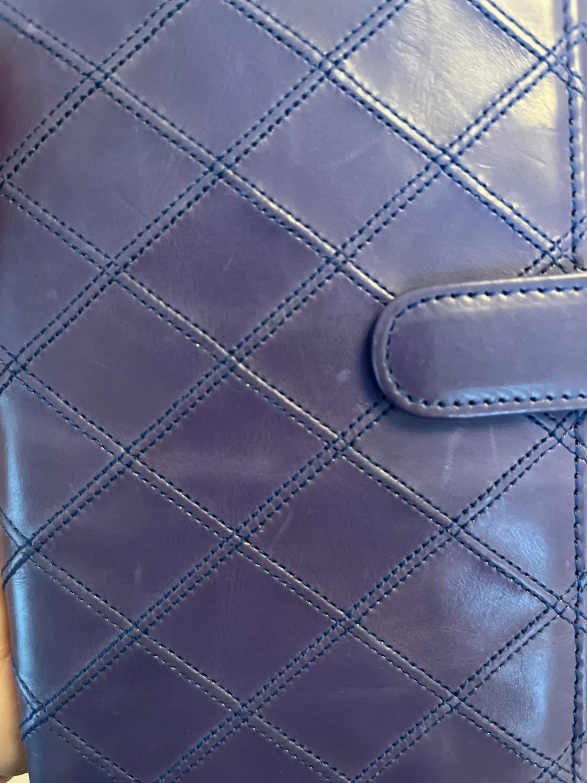 Chanel L Double Wallet-skinnplånbok NWOT