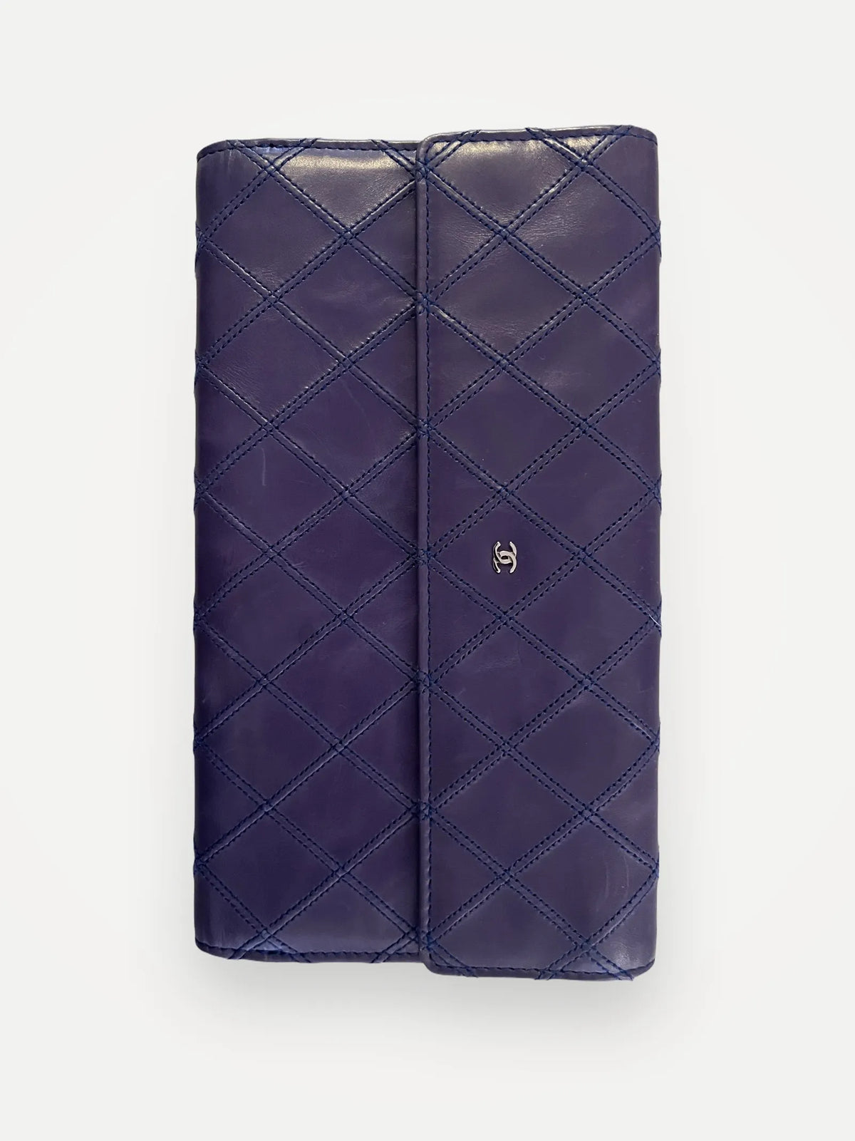 Chanel L Double Wallet-skinnplånbok NWOT