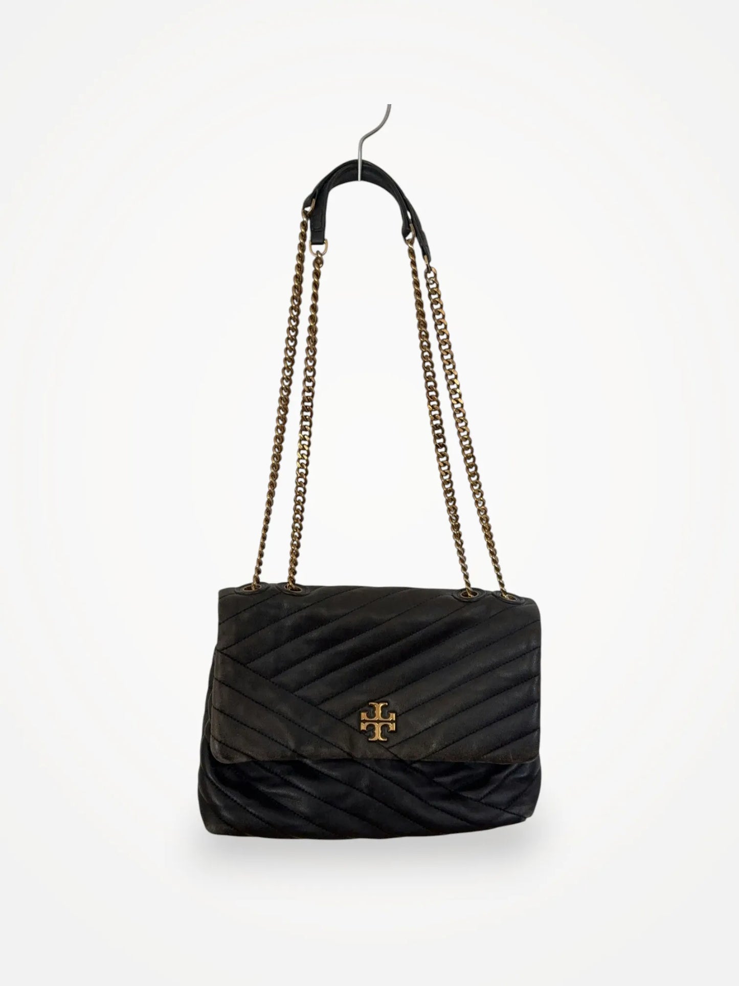 Tory Burch-skinnaxelremsväska