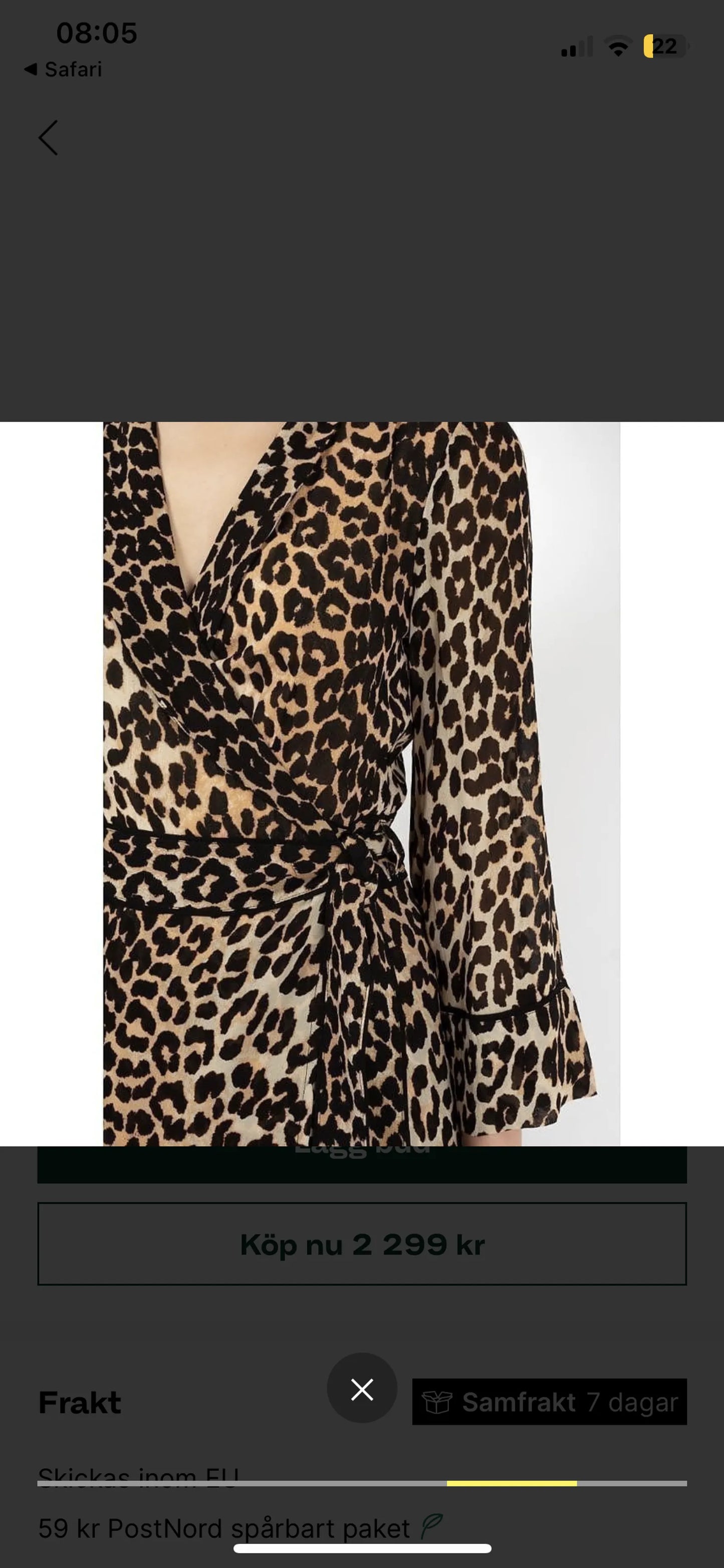 Ganni Fairfax Georgette Dress