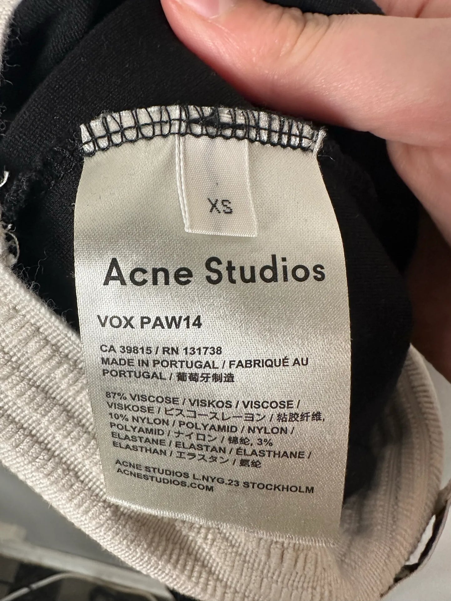 Acne Studios Vox Paw14-kjol