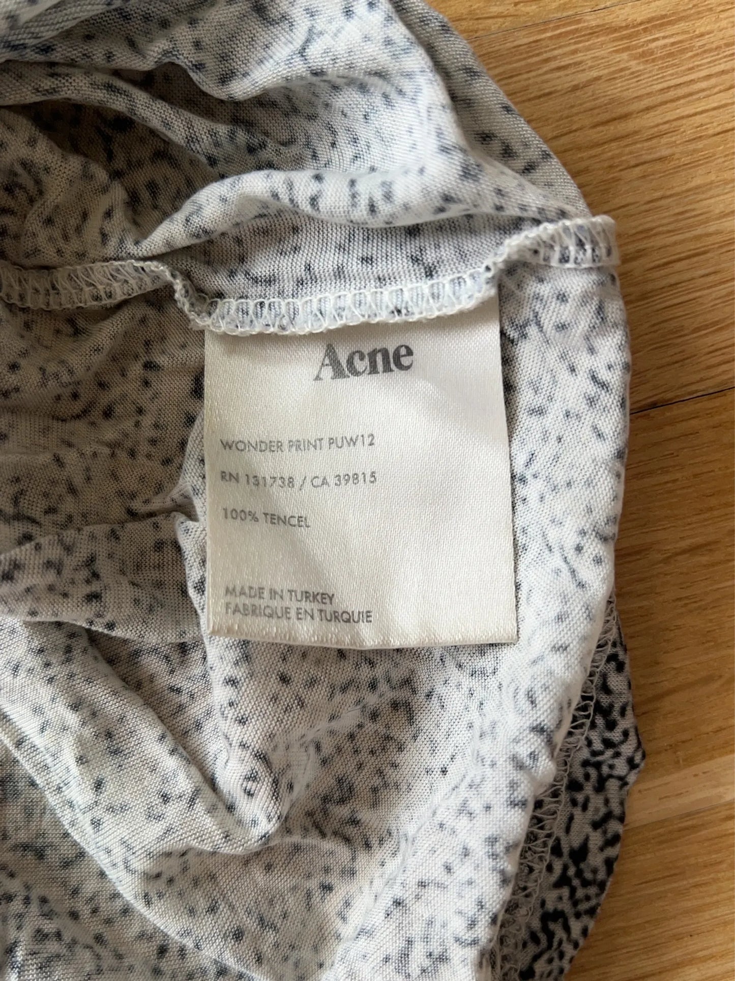 Acne Studios Wonder Print T-shirt