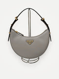 Prada Arqué Small Leather Shoulder-skinnhandväska NWOT