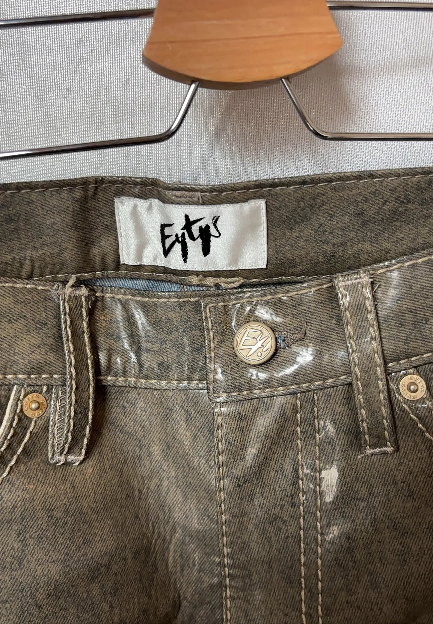 Eytys Cypress Wet Acid Smoke Jeans
