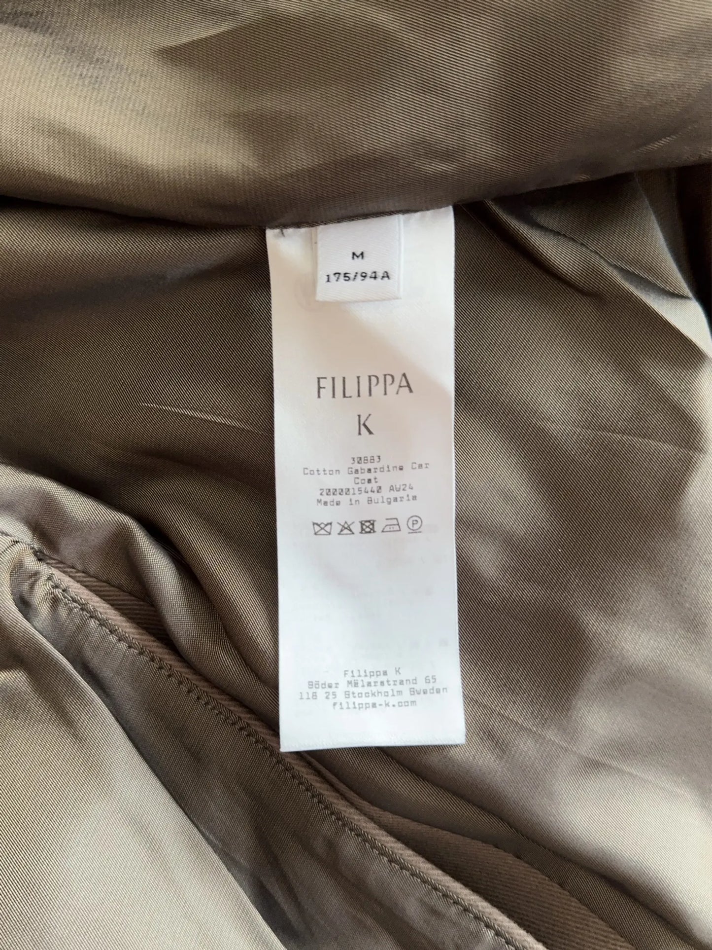 Filippa K Cotton Gabardine Car-rock