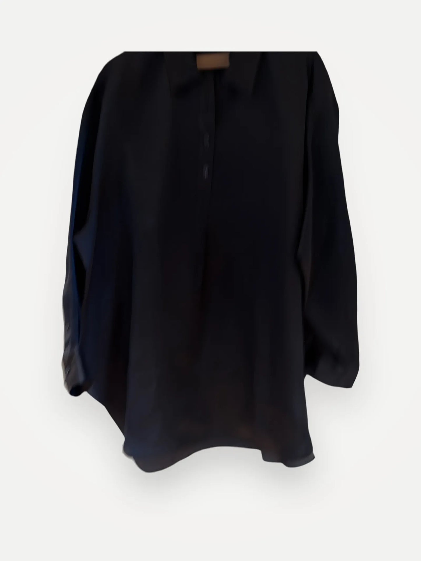 Toteme Silk Organza Half Button-sidenblus NWOT