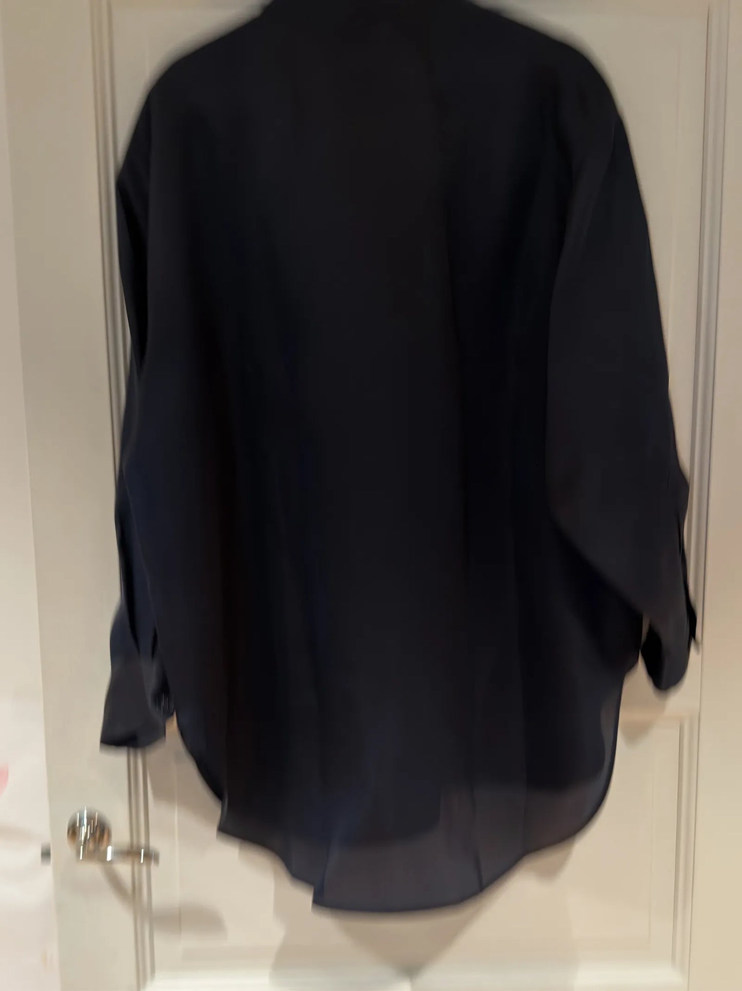 Toteme Silk Organza Half Button-sidenblus NWOT