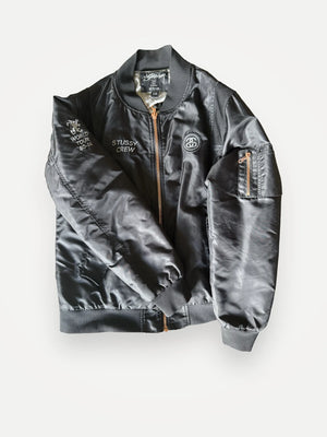 Stüssy Stüssy World Tour 35th Anniversary Reversible Sukajan Bomber-jacka