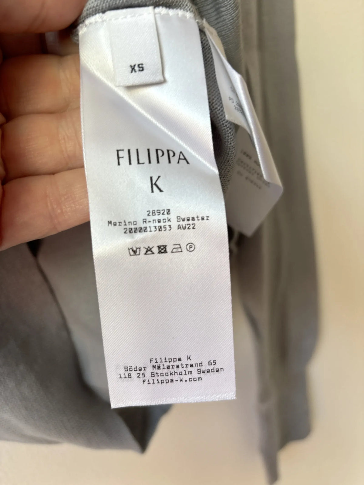 Filippa K Merino R-ulltröja
