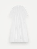 Ganni Cotton Poplin V- Midi Dress