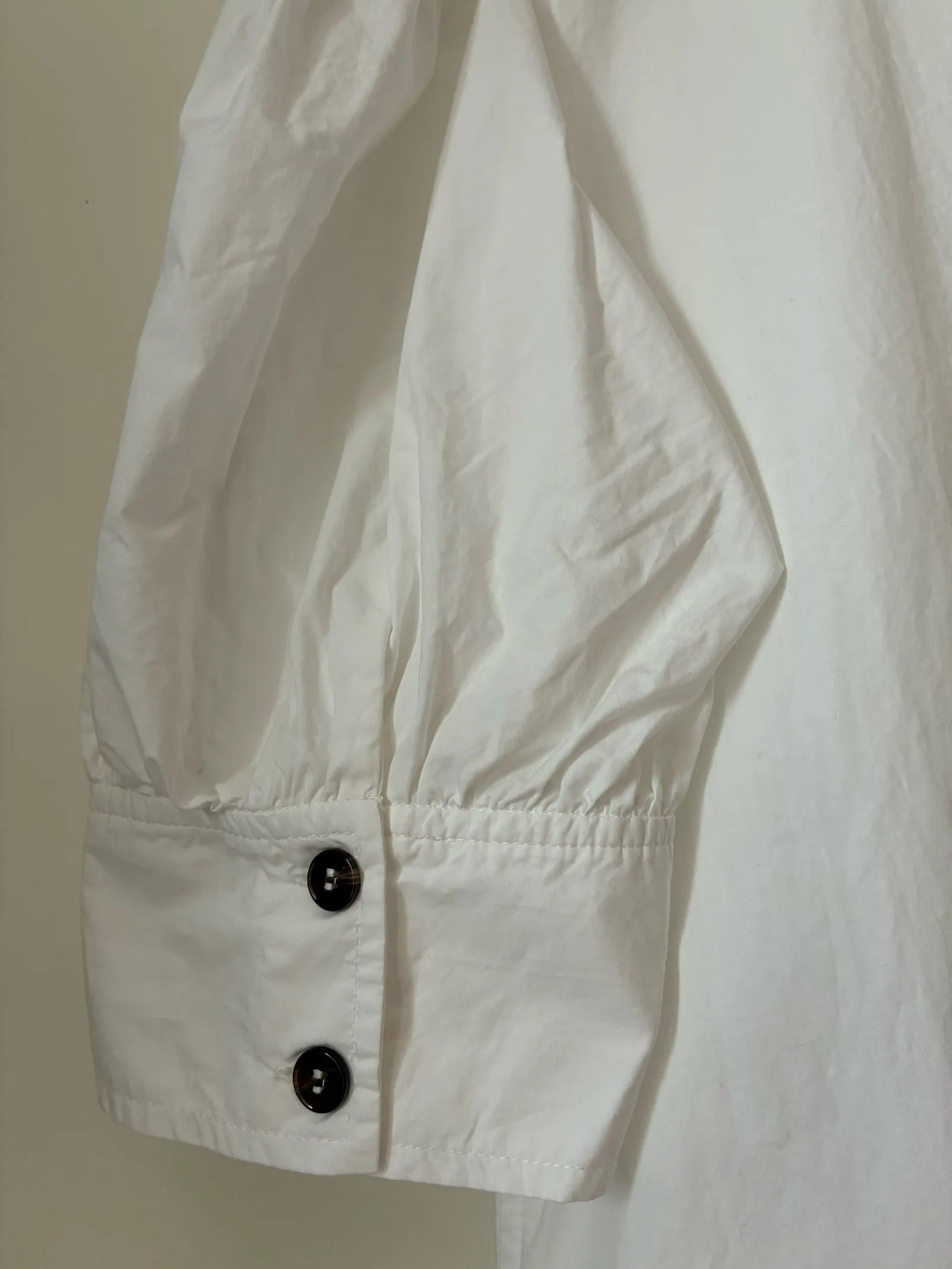 Ganni Cotton Poplin V- Midi Dress