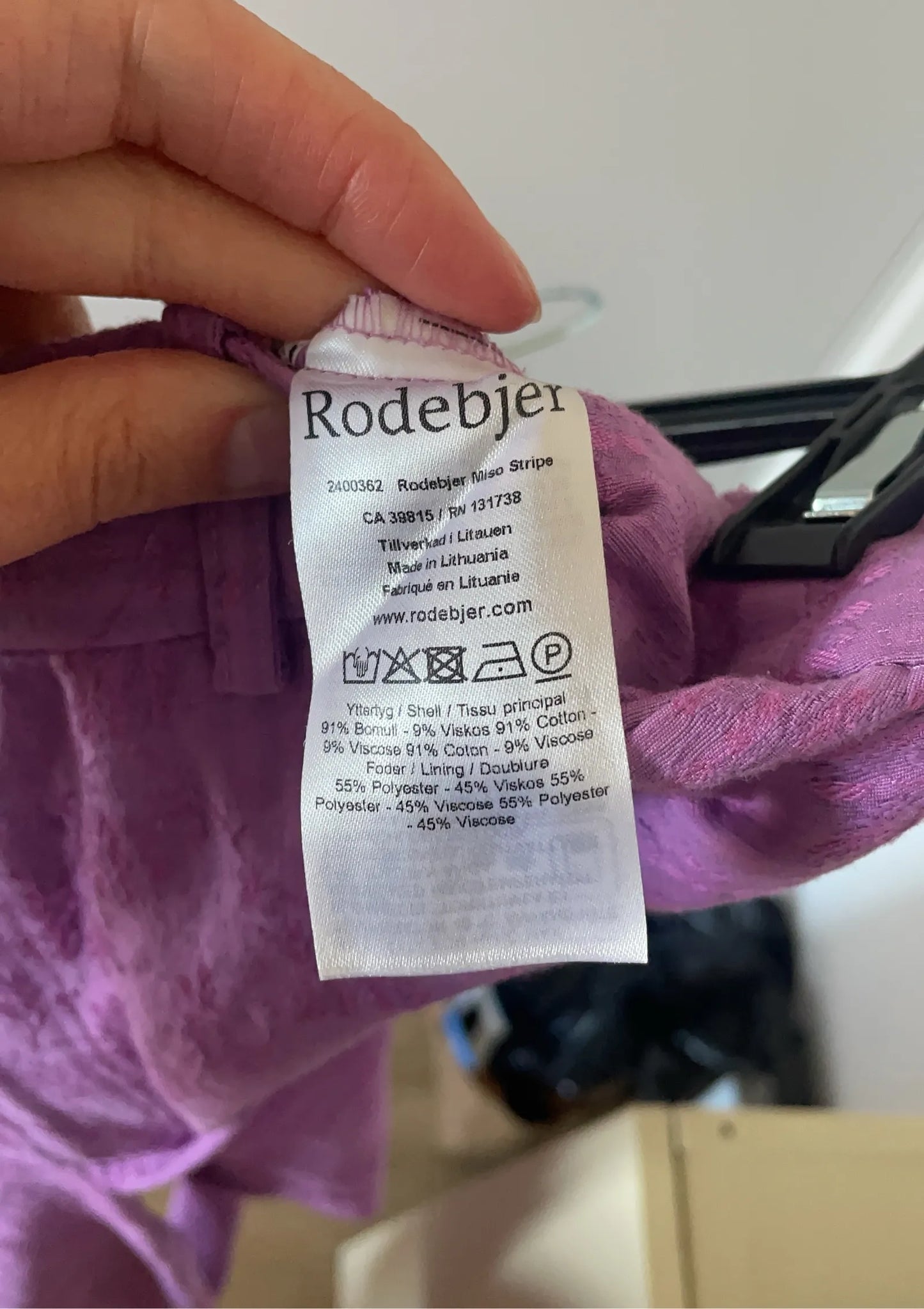 Rodebjer Miso Stripe Trousers