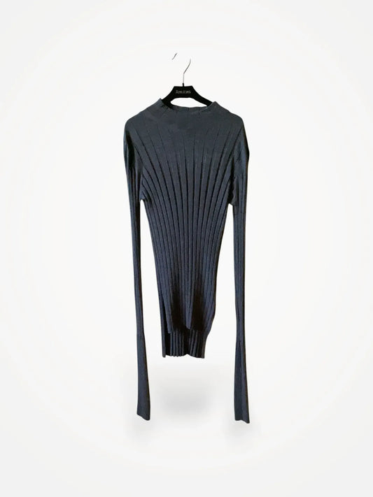 Theory Wide Rib Mockpo Refine Sweater