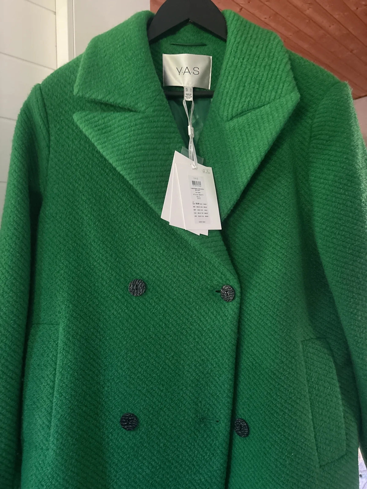 YAS Yasinferno Long Wool Mix Coat