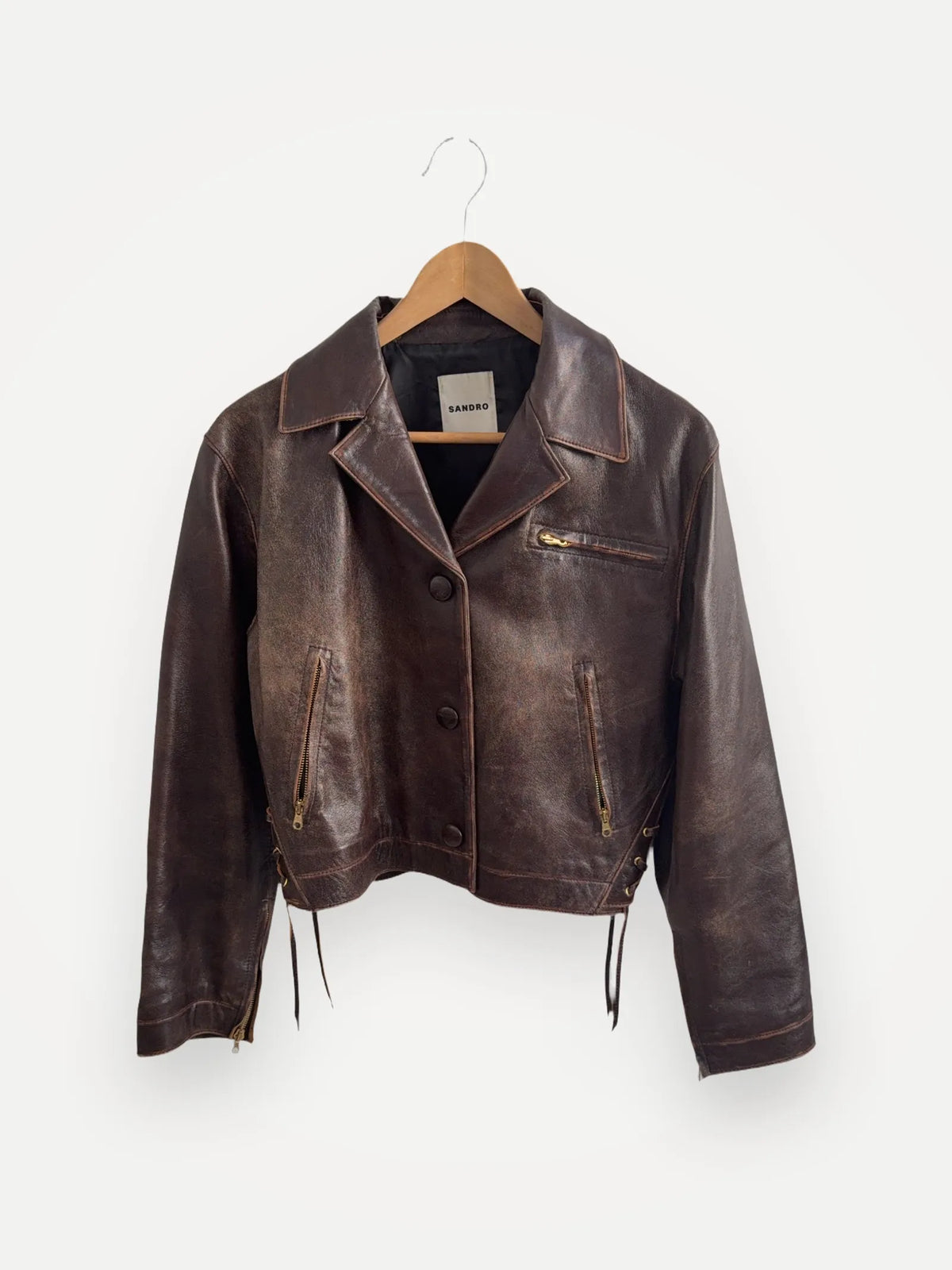 Sandro Leather jacket