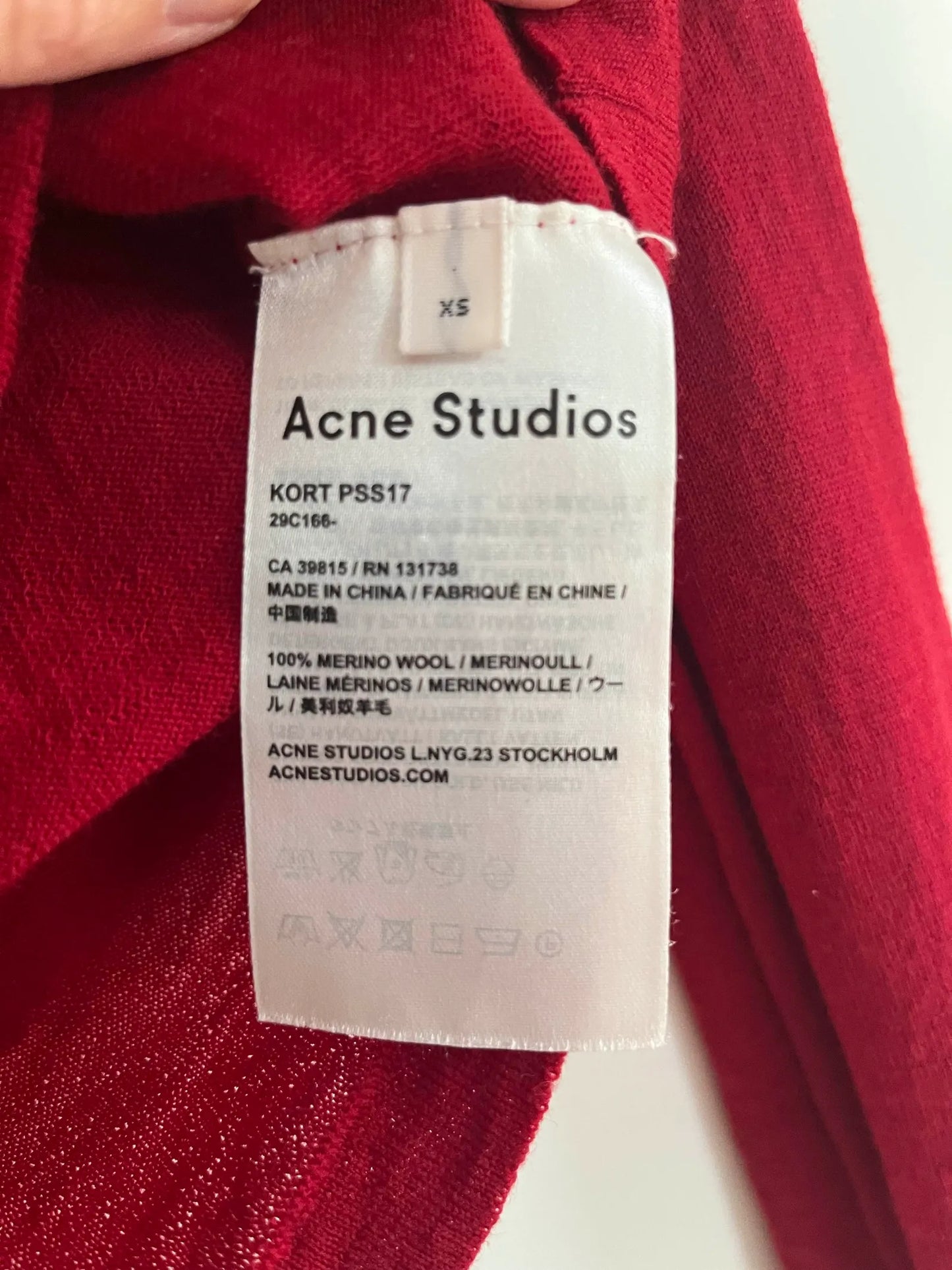 Acne Studios Kort Sweater