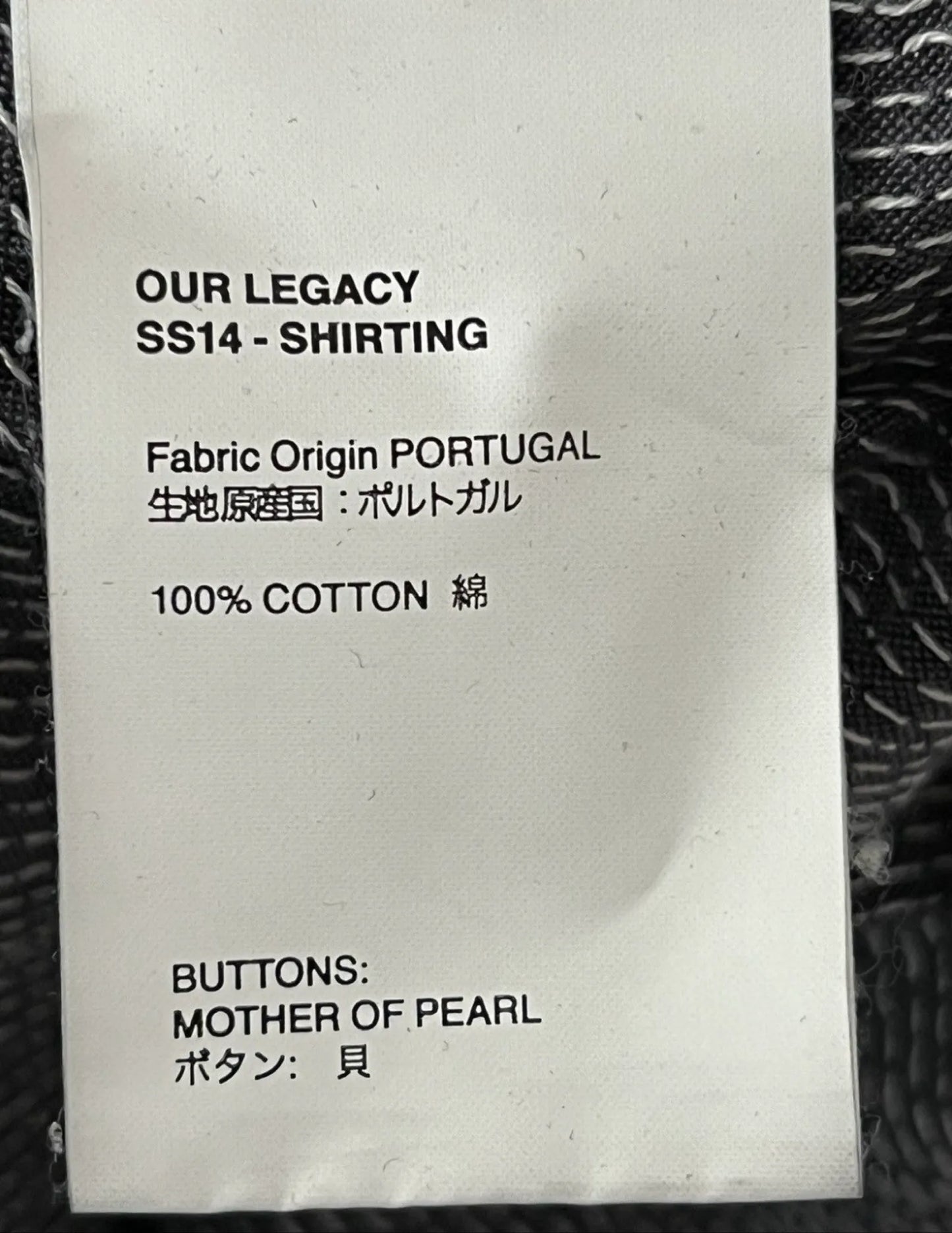 Our Legacy Shirt
