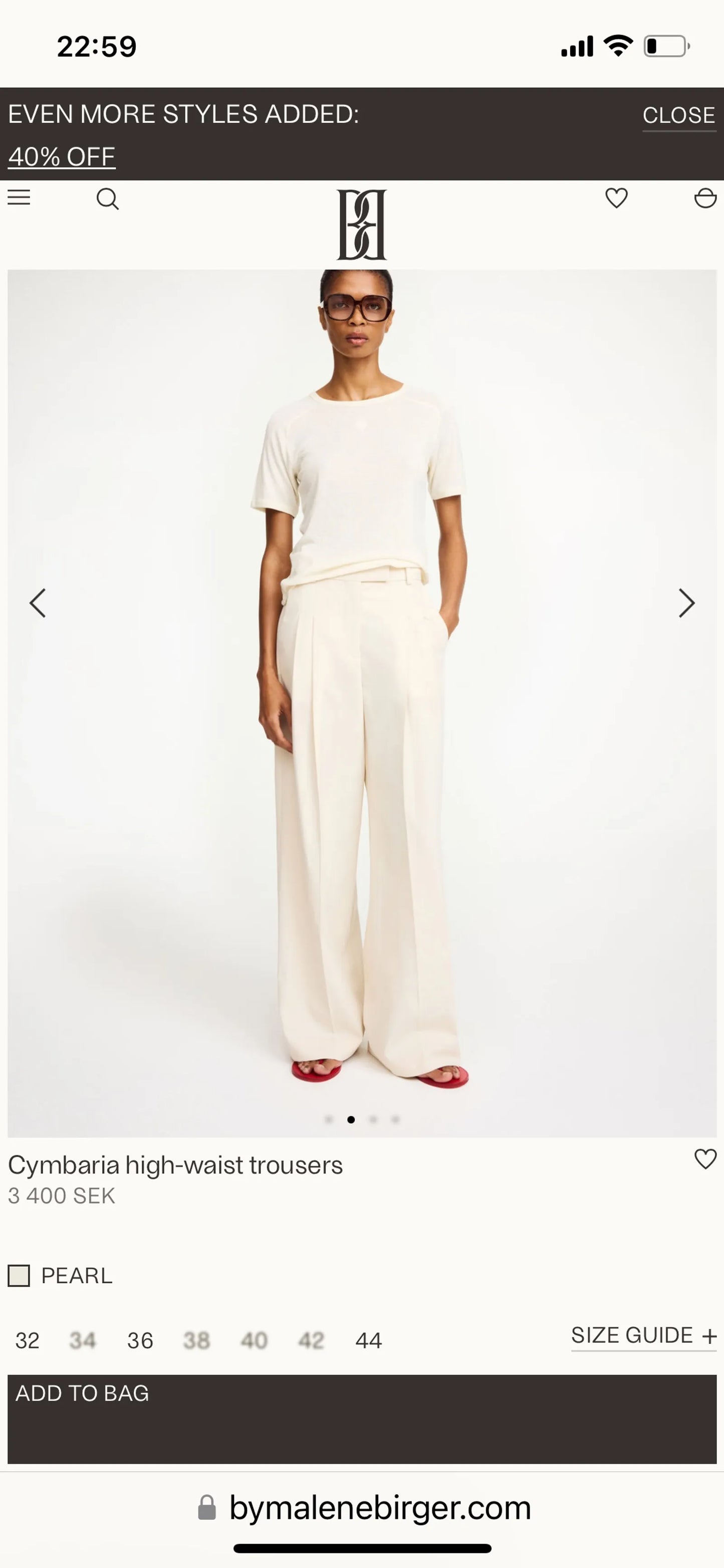 By Malene Birger Cymbaria Suit Trousers