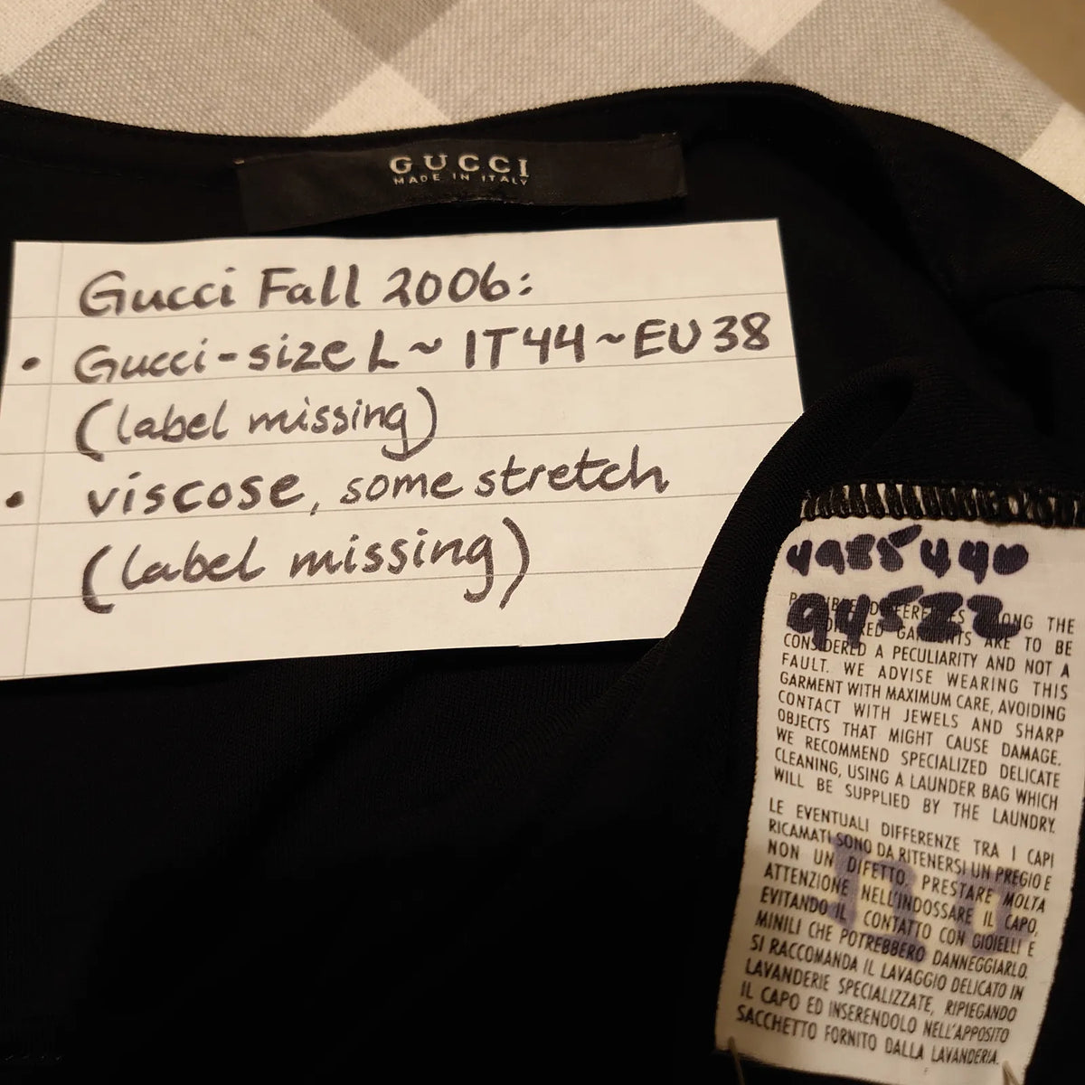 Gucci-klänning