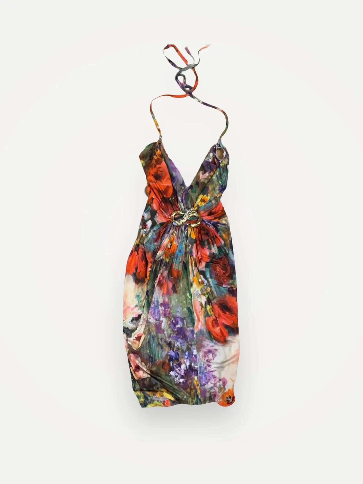 Blumarine-sidenklänning NWOT
