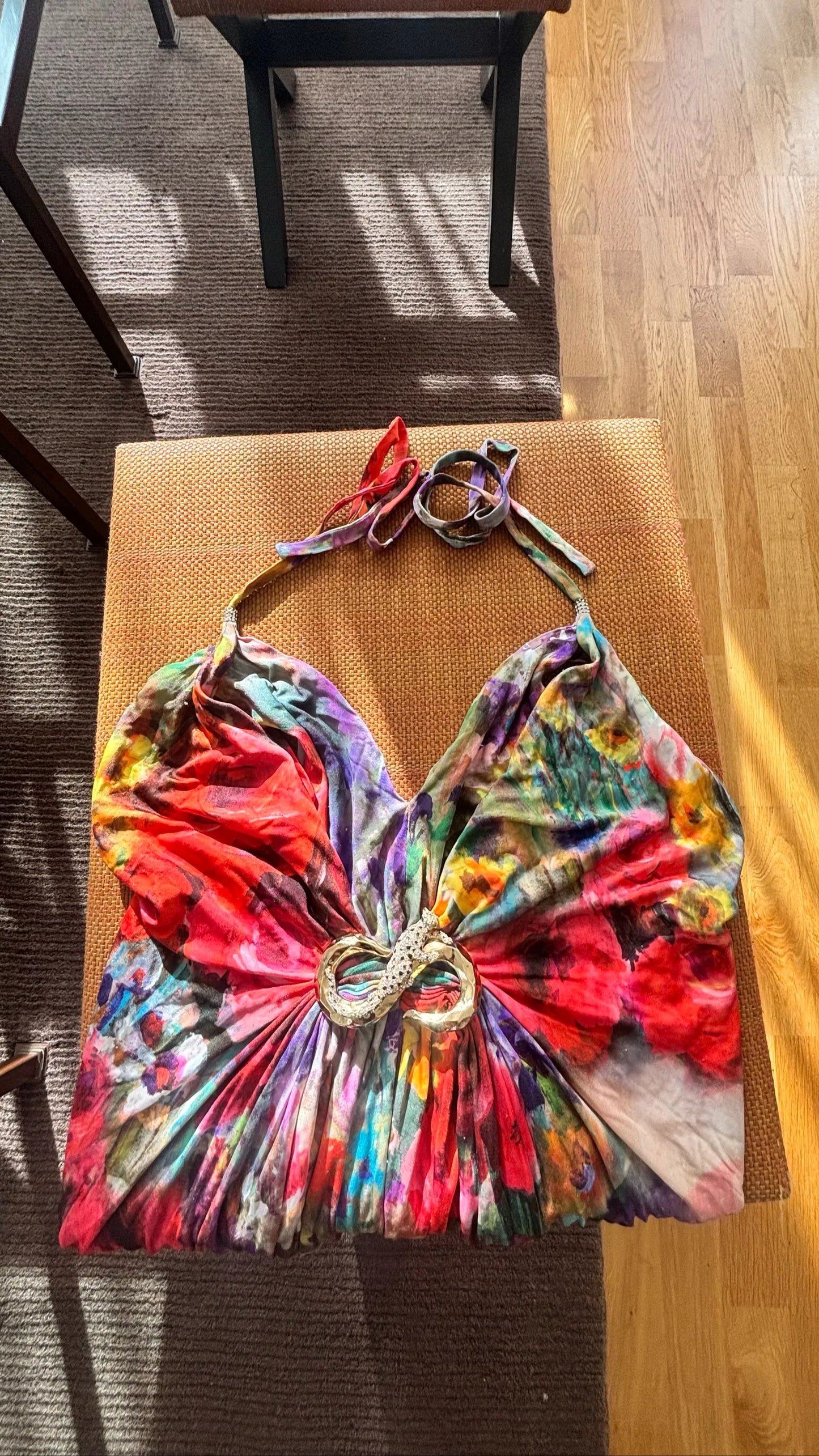 Blumarine-sidenklänning NWOT