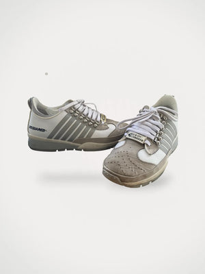 Dsquared2 Vitello-skinnsneakers