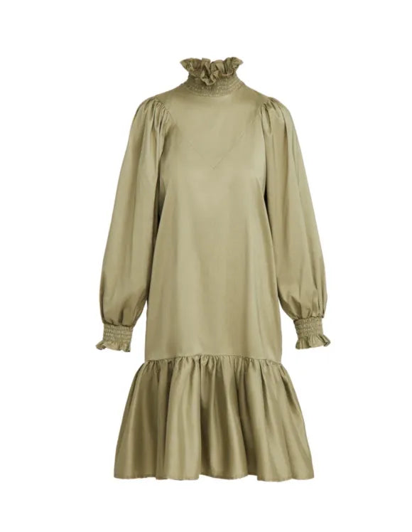 Smock Ruffle Dress