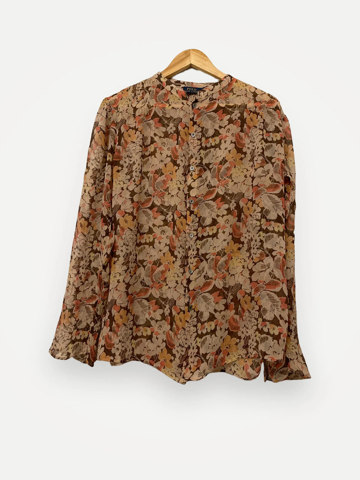 Ralph Lauren Floral Georgette-blus