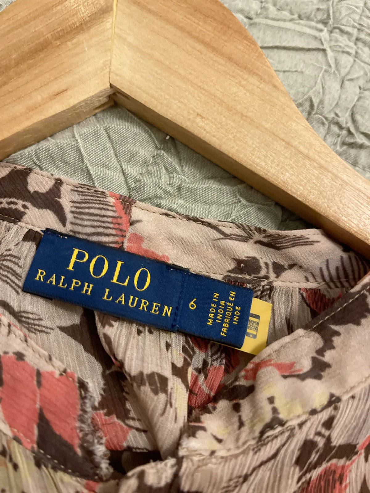 Ralph Lauren Floral Georgette-blus