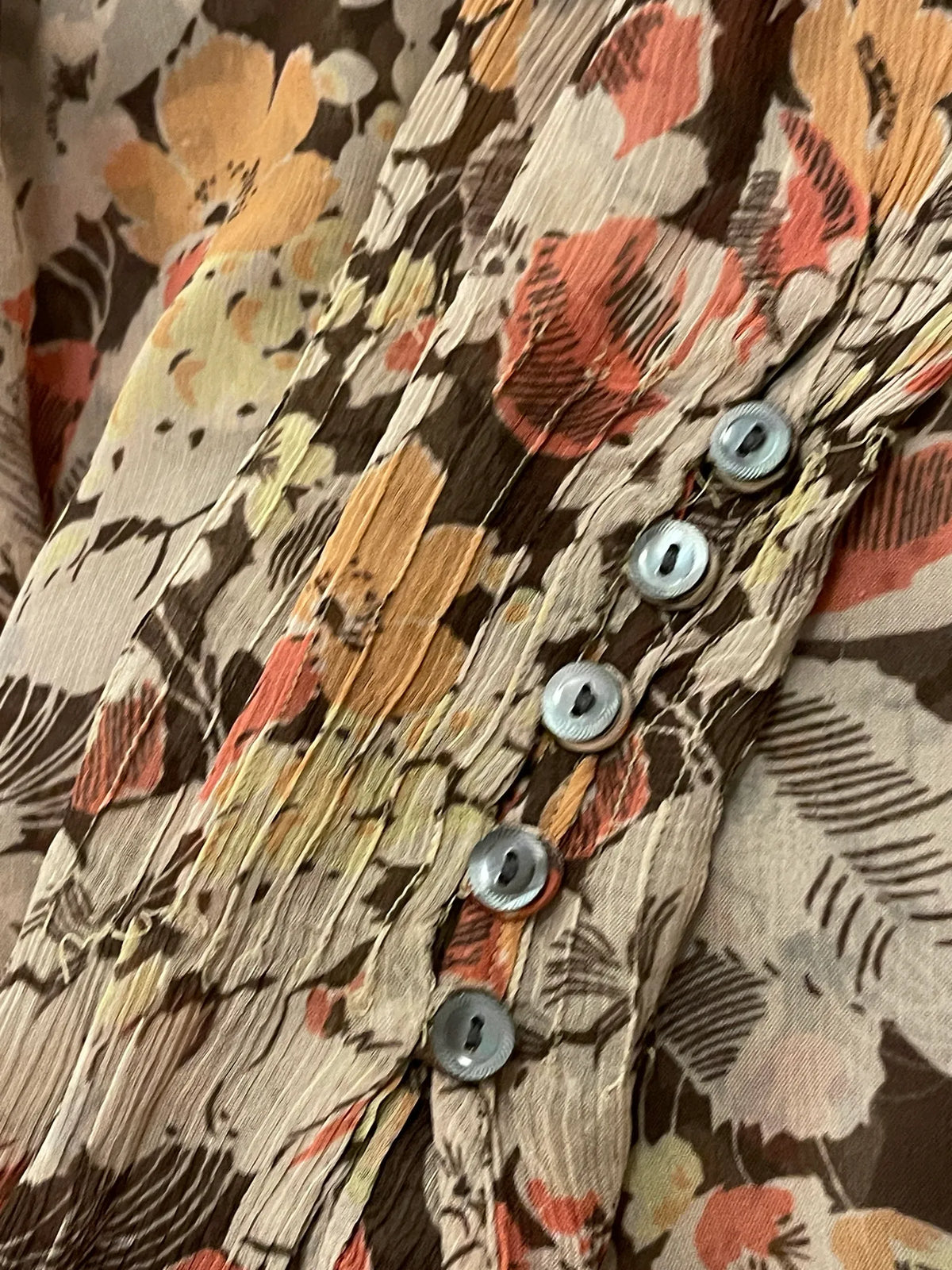 Ralph Lauren Floral Georgette-blus