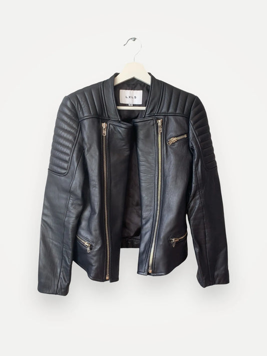 LXLS Leather-skinnjacka
