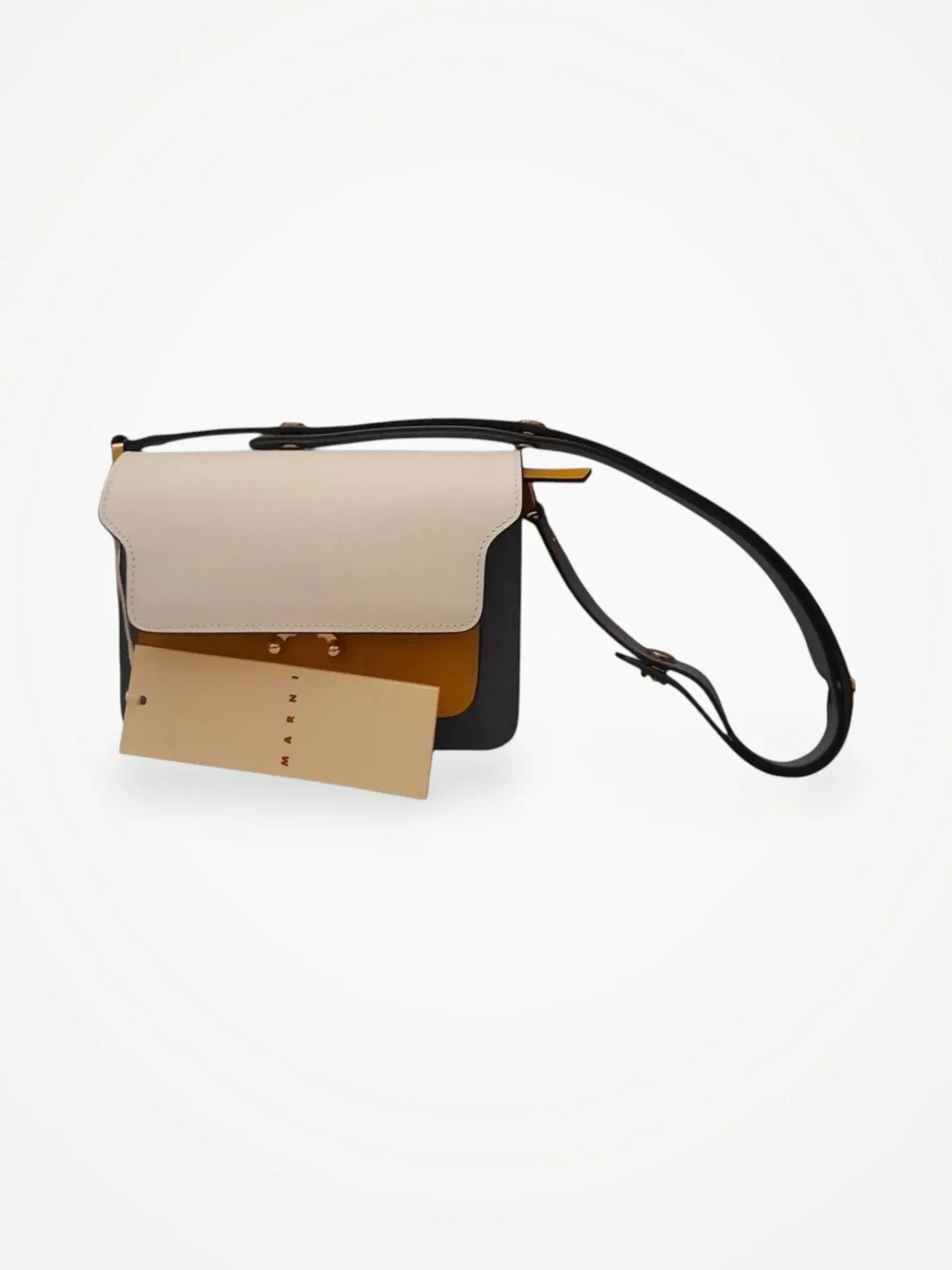 Marni Trunk-skinnaxelremsväska NWOT