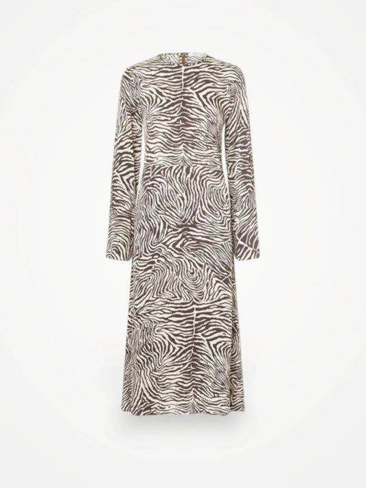 Samsøe Samsøe Choco Zebra-klänning