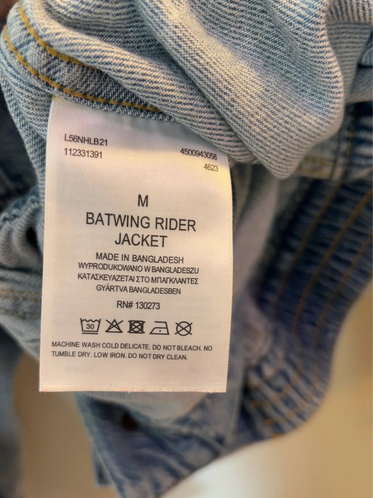 Lee Batwing Rider Jacket