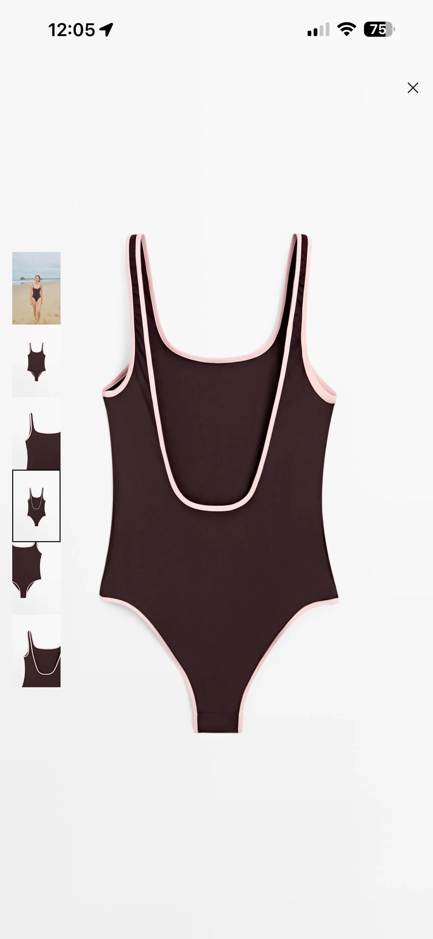 Massimo Dutti Polyamid Swimsuit