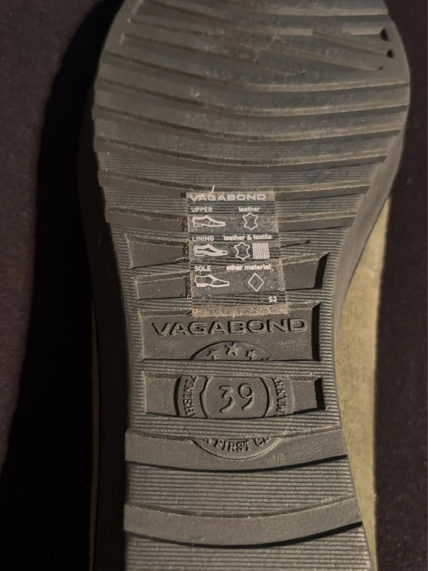 Vagabond-skor NWOT
