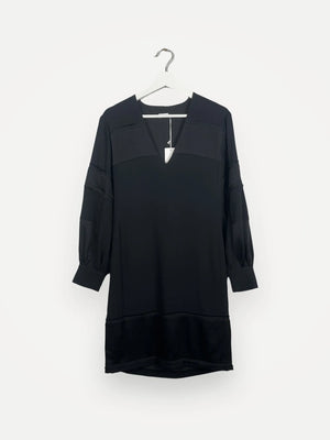 Filippa K Satin Crepe Fringe Dress