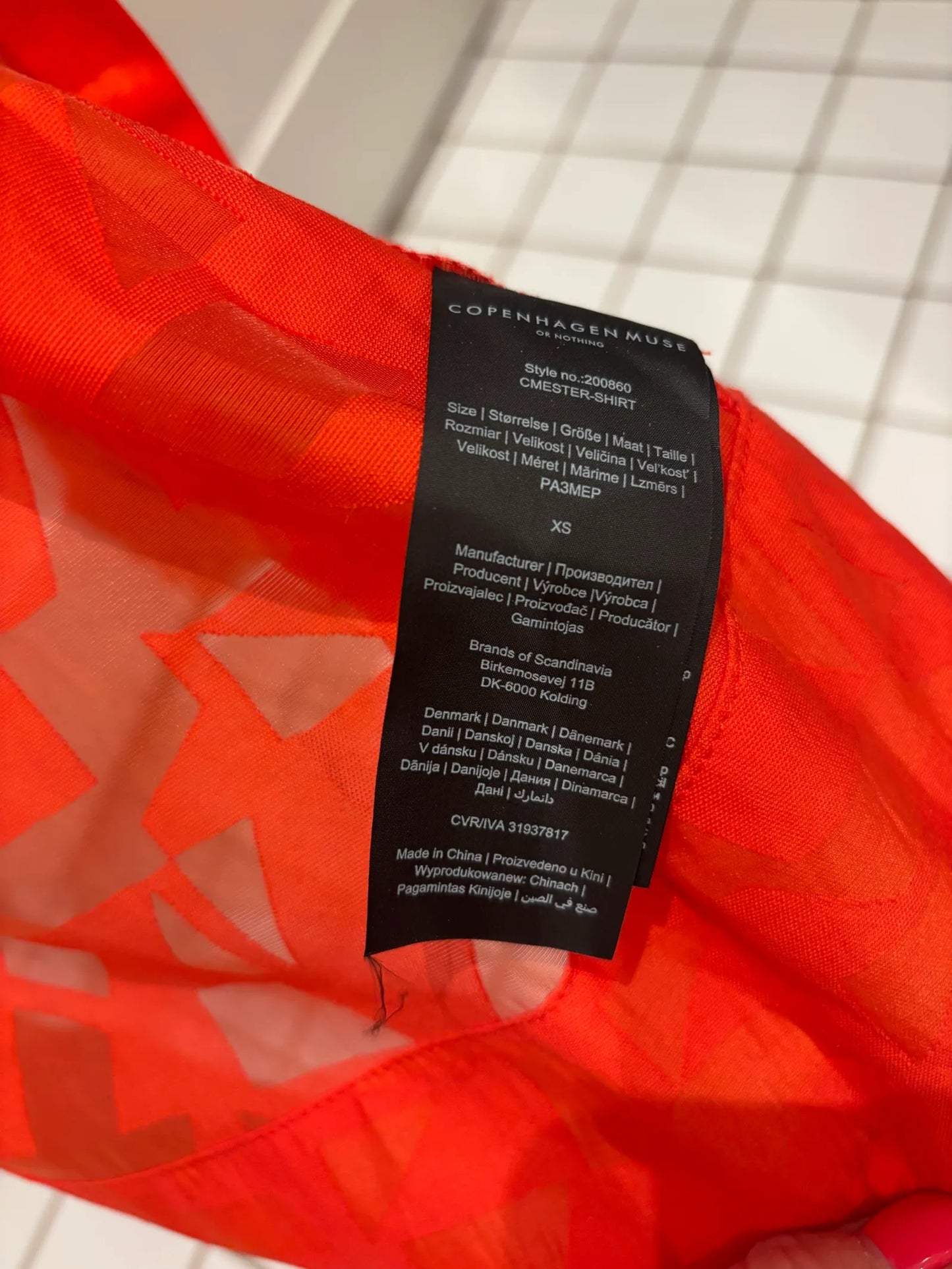 Copenhagen Muse-blus NWOT
