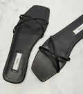 Toteme Leather Slides-skinnsandaler NWOT