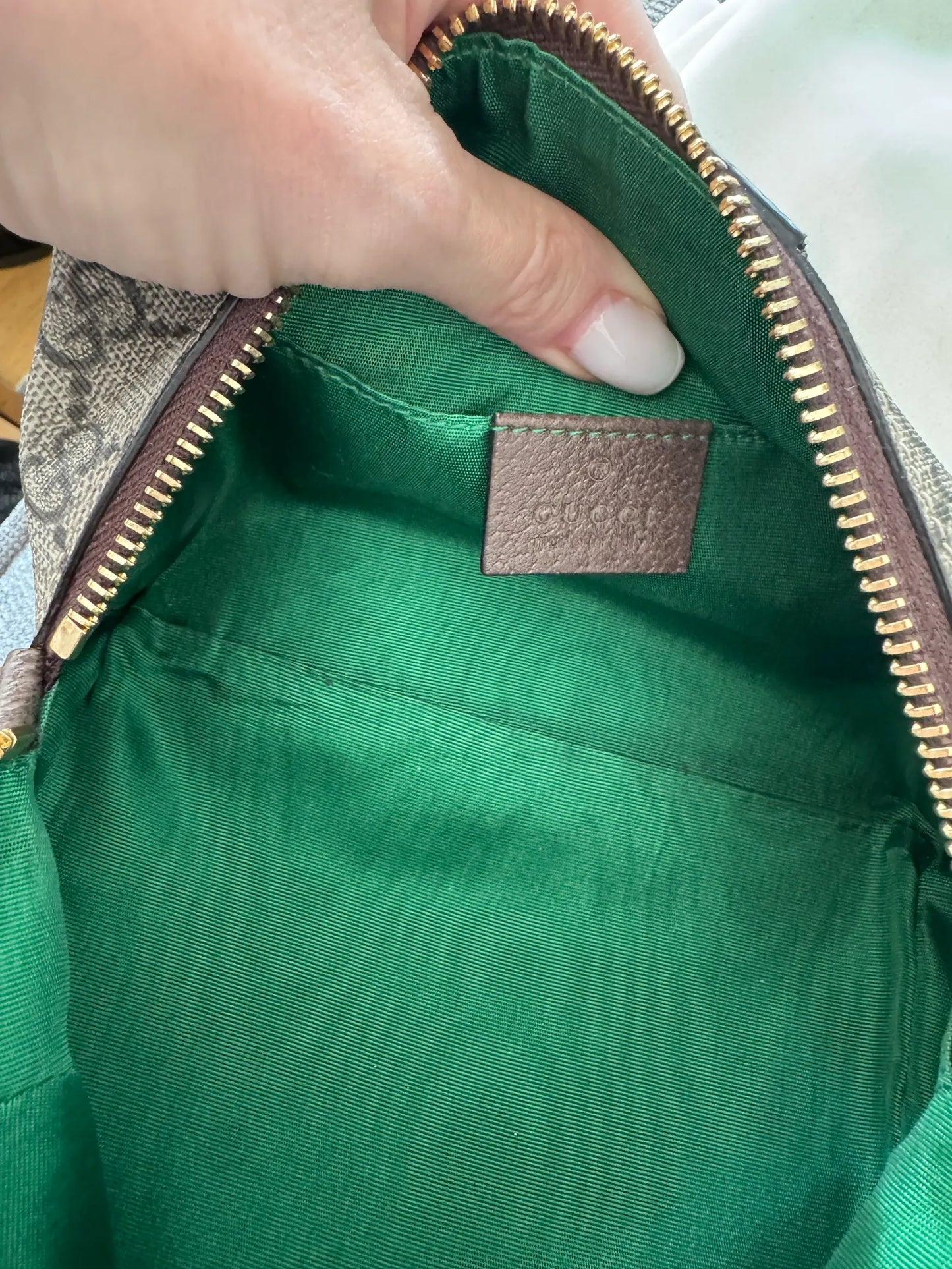 Gucci Ophidia Gg Supreme Canvas-skinnnecessär
