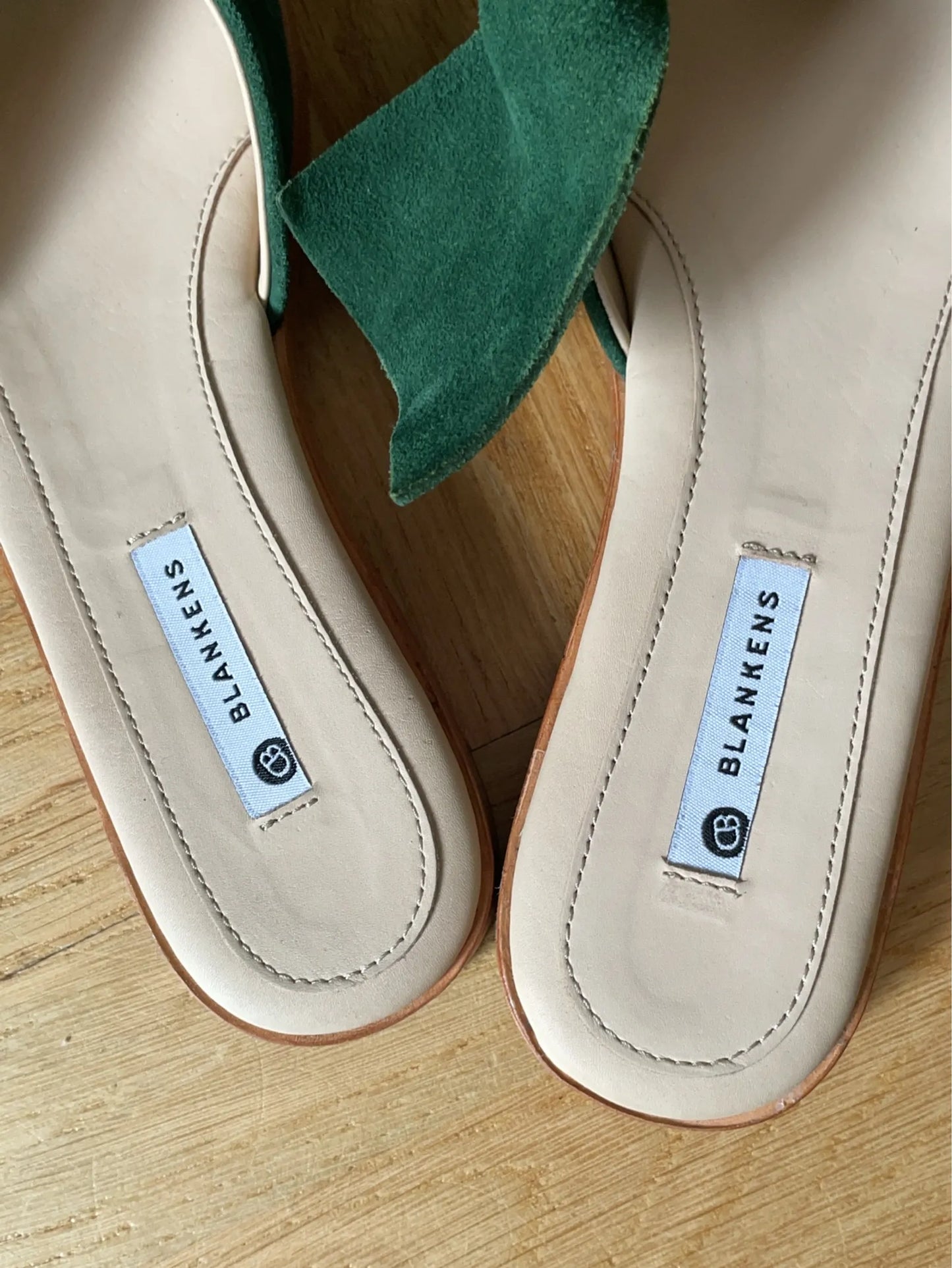 Blankens The Rhodes Green Sandals